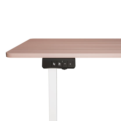 Electra Ergo Single Motor Sit Stand Desk Walnut 1.4m