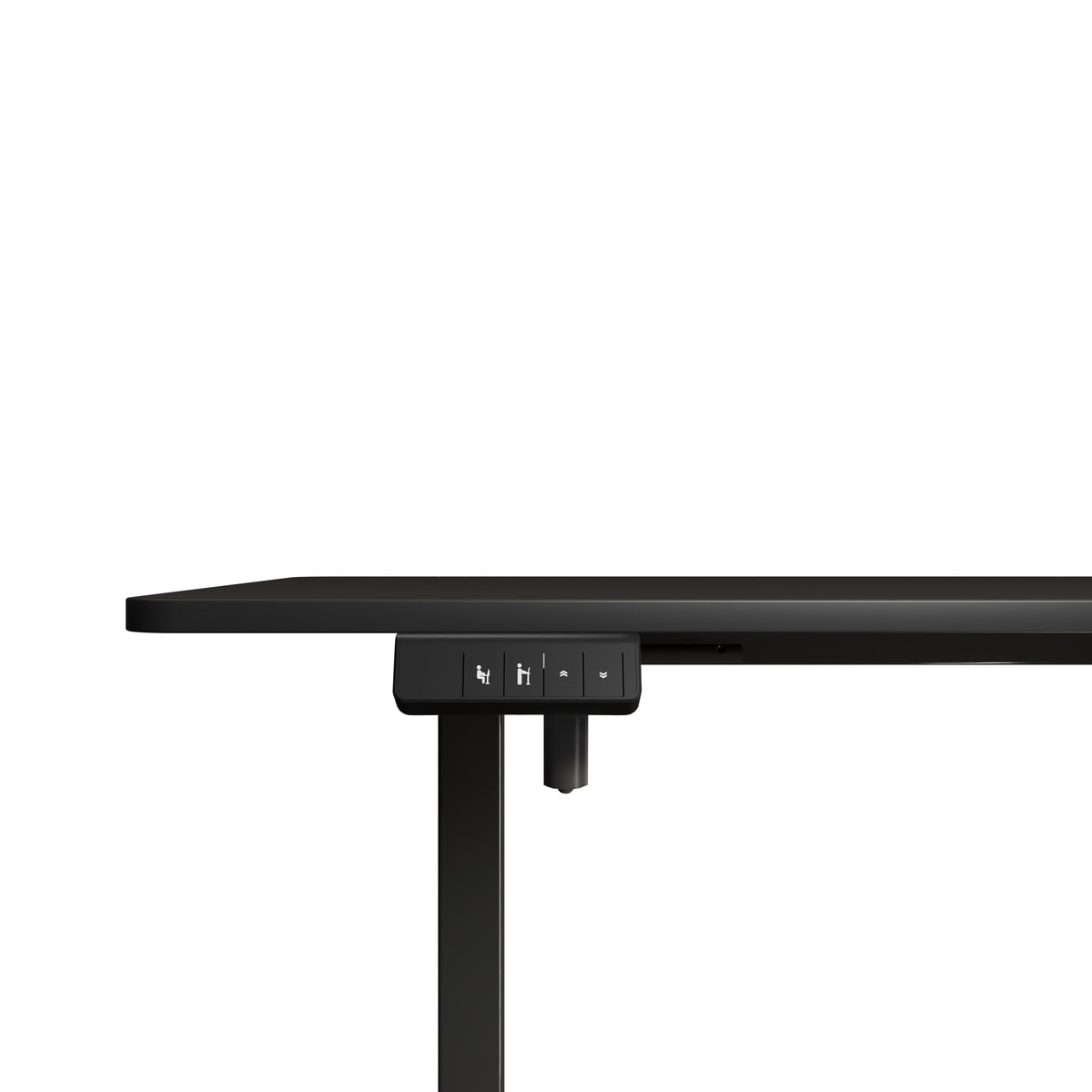 Electra Ergo Single Motor Sit Stand Desk Black 1.2m