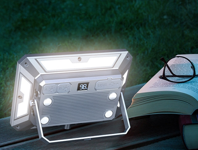 Portable Magnetic LED Work Light, Rechargeable Camping Lantern