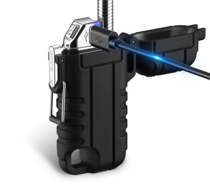 Electric Lighter With 360?Flexible Long Neck Windproof Arc Lighter USB Recharging