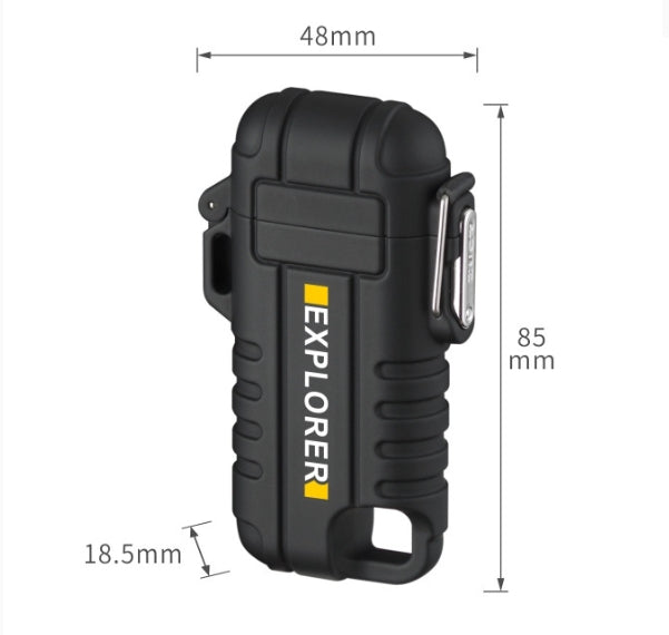 Electric Lighter With 360?Flexible Long Neck Windproof Arc Lighter USB Recharging
