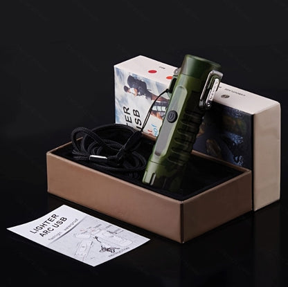 Multifunctional Led Electric Arc Lighter With Digital Screen and Led Light
