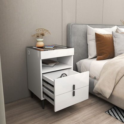 'Nicola' Smart Bedside Table with Intelligent Wireless Charging (USB-C Port DOES NOT WORK!)