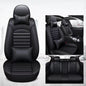 Car Seat Cover Faux Leather Cushion 5 Seater Full Set Front & Rear + Pillows