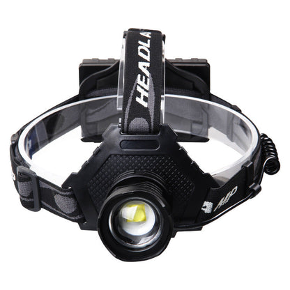 Headlamps XHP70 Super Bright Waterproof 3 x 18650 Batteris Adjustable Focus