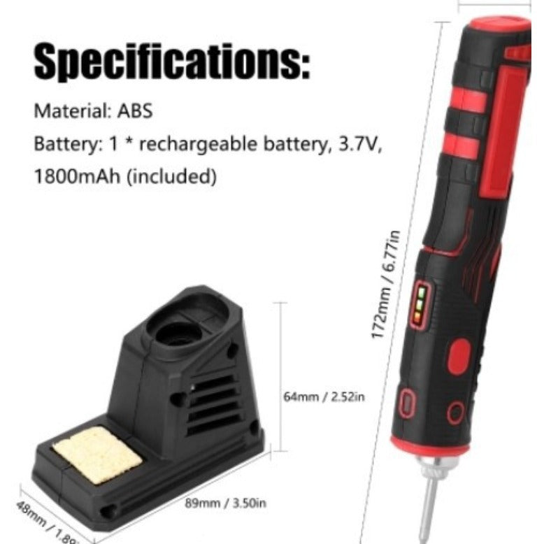 Cordless Electric Soldering Iron Kit