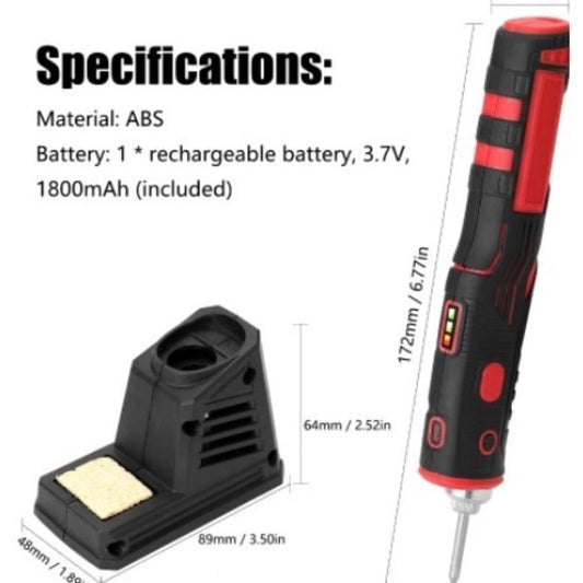 Cordless Electric Soldering Iron Kit