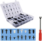 415-Piece Car Body Push Retainer Pin Rivet Trim Plastic Clips