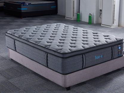 'Comfortably' 7 zones pocket spring mattress with memory foam Double Size