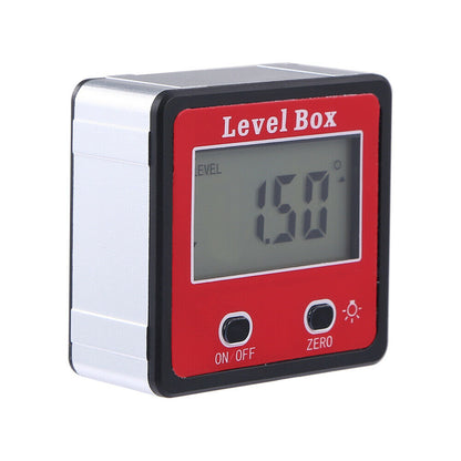 Magnetic Digital Protractor Angle Finder Gauge Inclinometer Electronic Box
