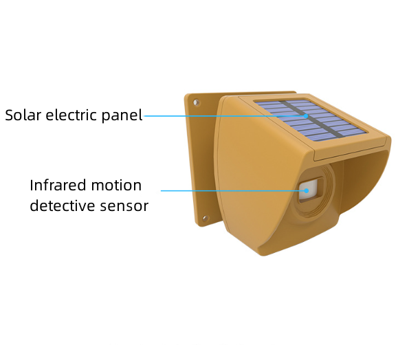 Solar Driveway Alarm Wireless Outdoor Motion Sensor & Detector Driveway Alert System
