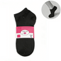 BLACK - (3 Pairs) Ankle Socks -  SIZE 7-11
