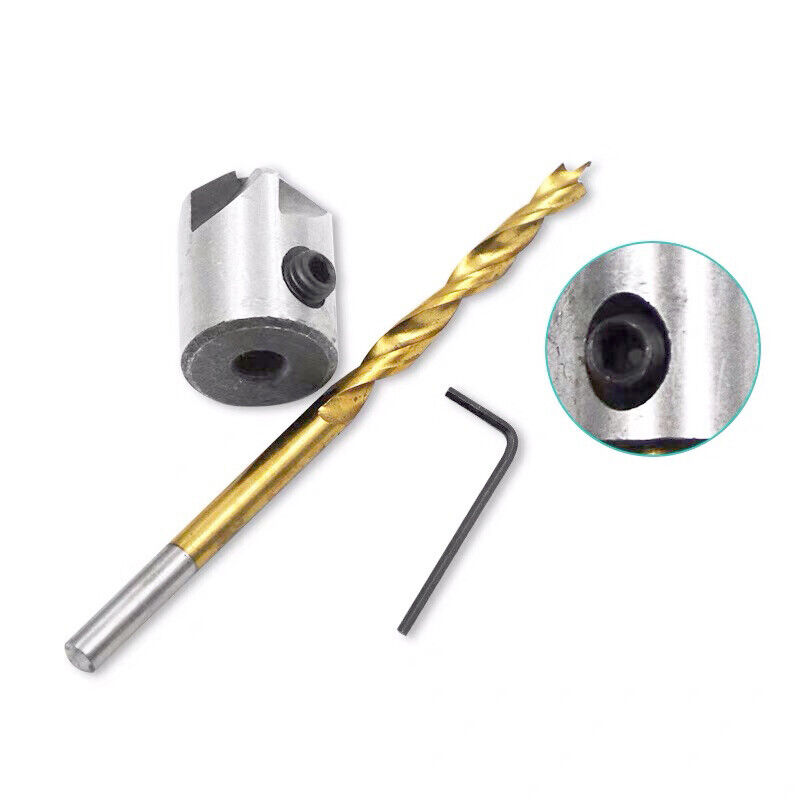 8pcs Woodworking Countersink Drill