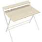2-Tier Foldable Computer Desk w/ Monitor Shelf