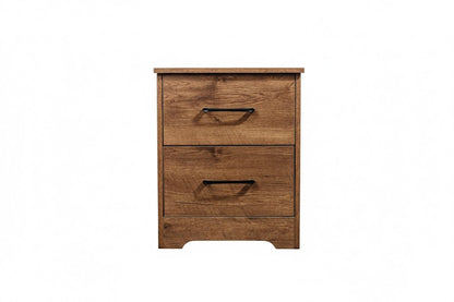 'Althea' Walnut Color BedSide Table