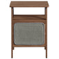 Side Table with Cat House & Scratching Board
