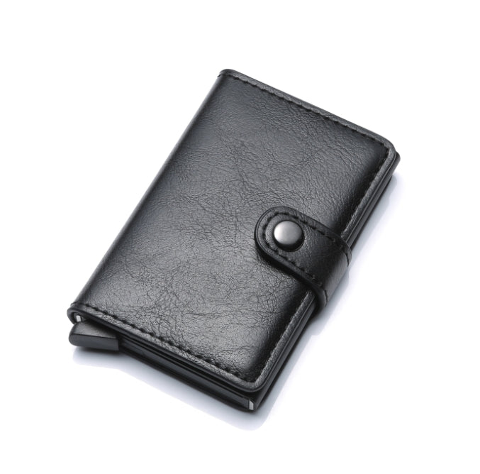 RFID Clip Wallet with Premium PU Leather