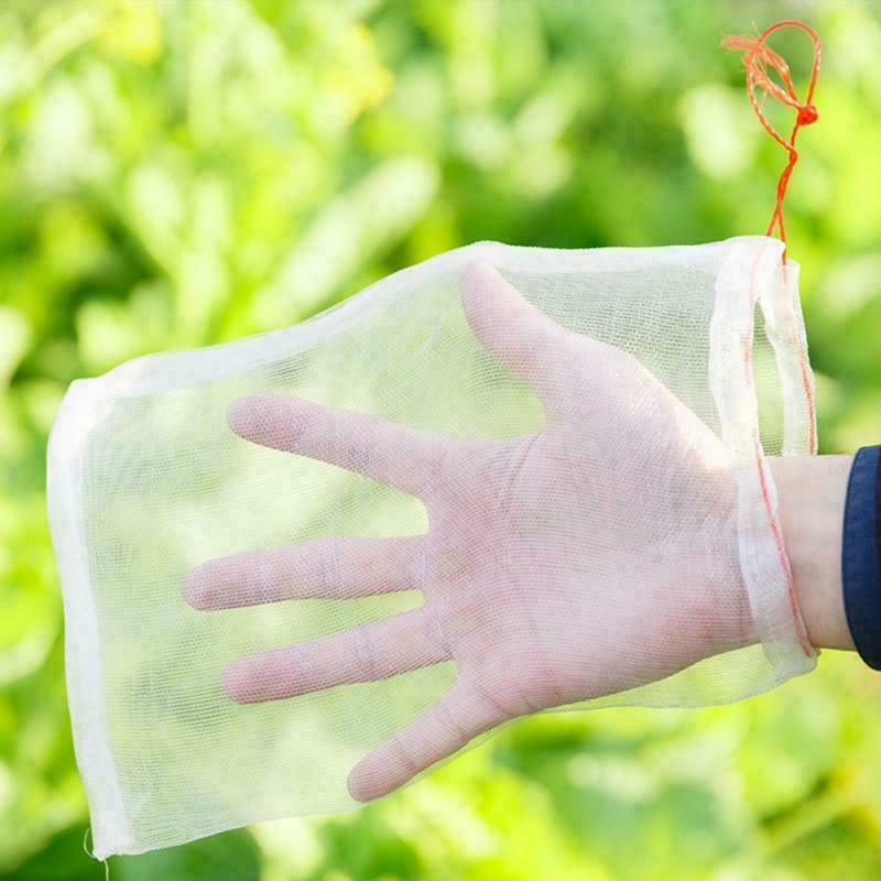 100-Piece 30x20cm Garden Protection Nets Fruit Net Bags