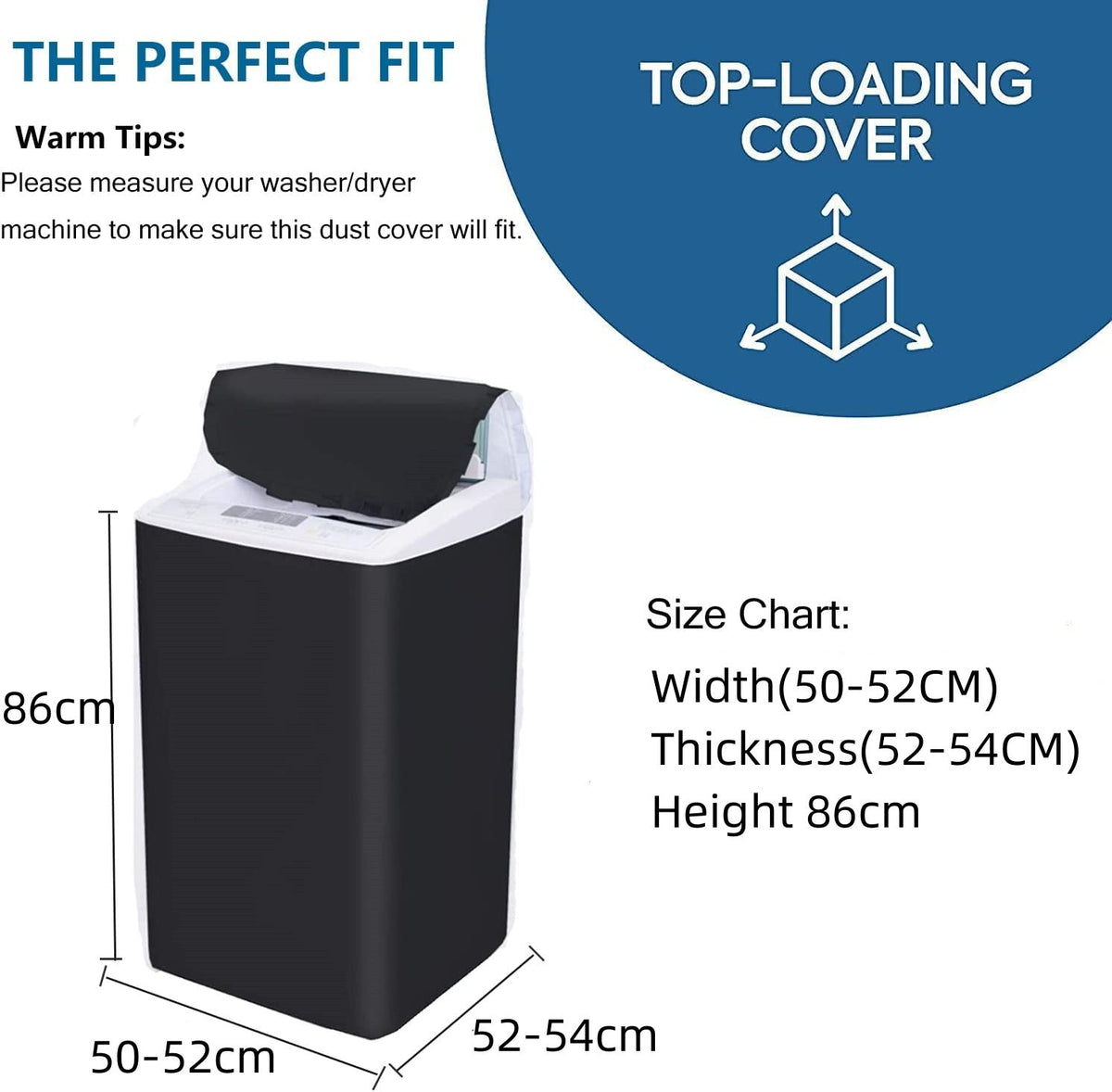 5-6KG Top Load Washing Machine Dryer Cover