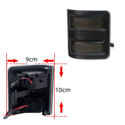 2PCS For Ford F250 F350 F450 F550 Amber LED Side Mirror Marker Signal Lights