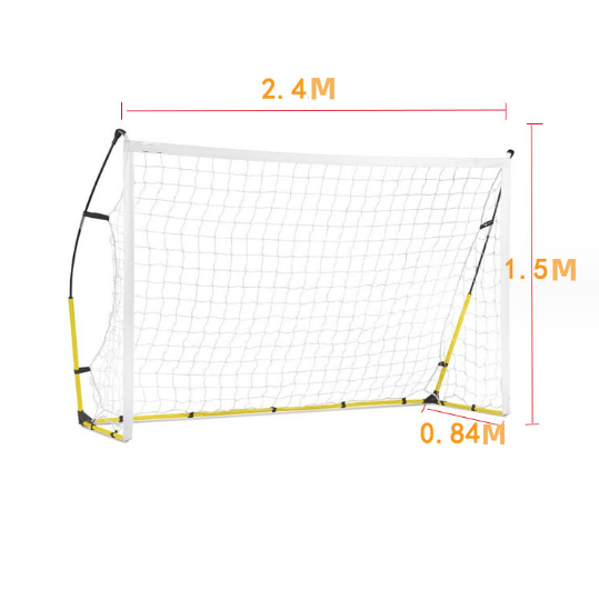 1.5x2.4m Portable Soccer Football Goal Net Set