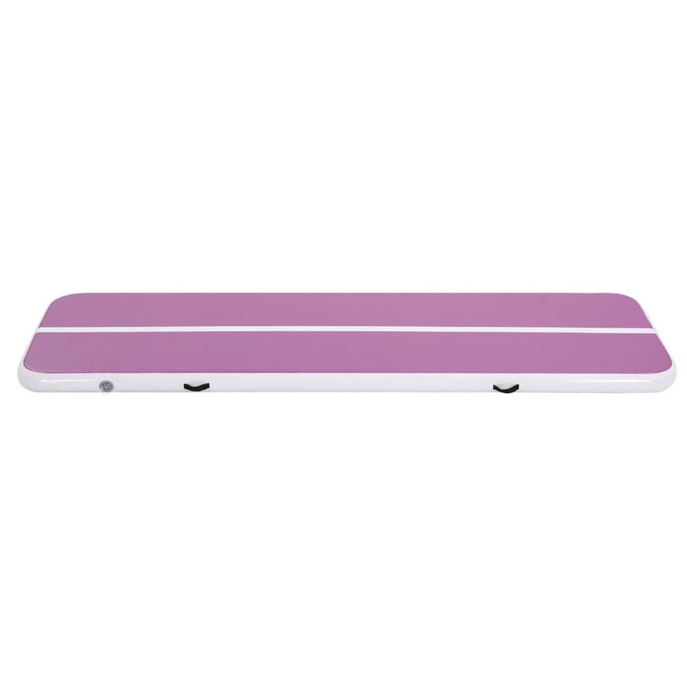Everfit 3M Air Track Gymnastics Tumbling Exercise Yoga Mat W/ Pump Inflatable Purple