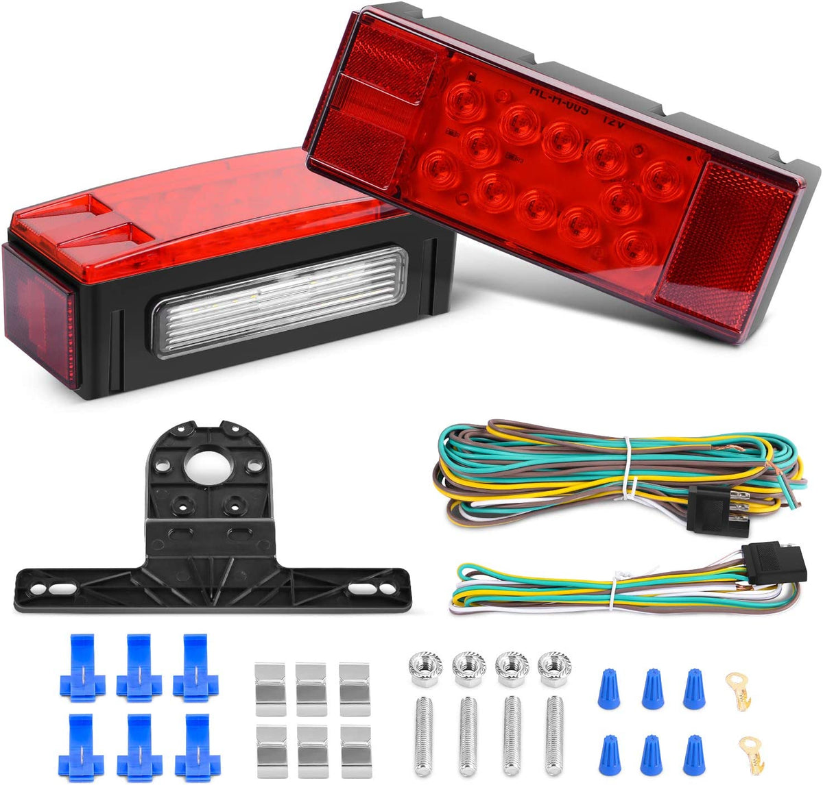 2-Piece 12V Trailer Tail Lights