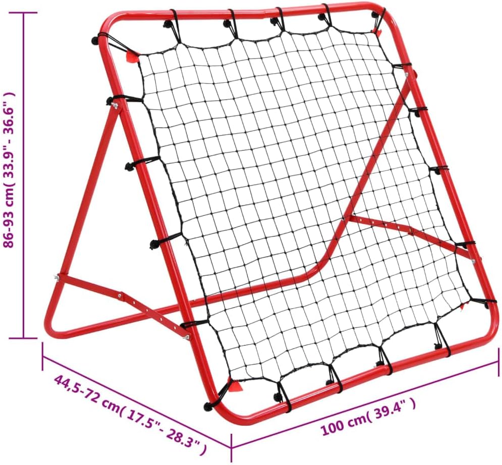 100X100cm Adjustable Football Kickback Rebounder