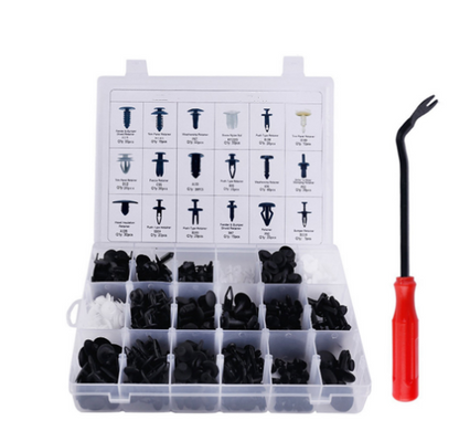 415-Piece Car Body Push Retainer Pin Rivet Trim Plastic Clips