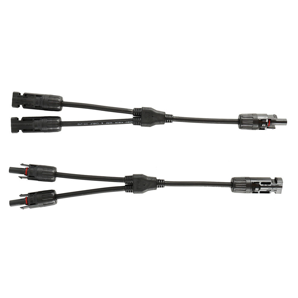 MC4 Y Branch Connectors Cable Solar Panel Cables Connector MC4 Cable Connector