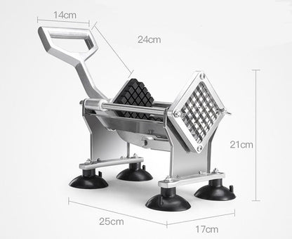 French Fries Vegetable and Fruit Strip Cutter with Four Blades