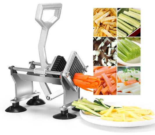 French Fries Vegetable and Fruit Strip Cutter with Four Blades