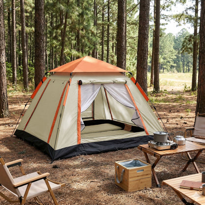 Weisshorn Pop Up Camping Tent 3-4 Person | Instant Setup Waterproof Tent