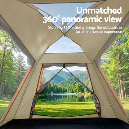 Weisshorn Pop Up Camping Tent 3-4 Person | Instant Setup Waterproof Tent