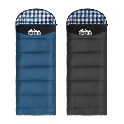 Weisshorn Sleeping Bag Set of 2 Single Thermal Camping Hiking Tent 0??