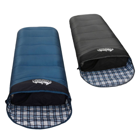 Weisshorn Sleeping Bag Set of 2 Single Thermal Camping Hiking Tent 0??